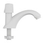 Imagen de CANILLA BAÑO BLANCA PLASTICA BAJA DE MESA 1/2" ORBE